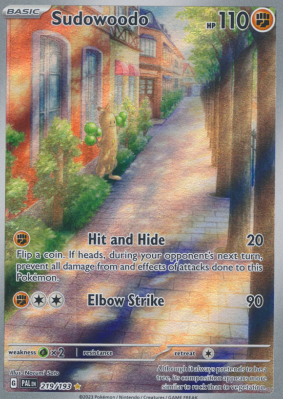 Sudowoodo - 219/193 - Illustration Rare