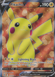 Pikachu V - 157/172 - Full Art Ultra Rare