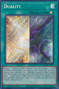 Duality - BLMR-EN036 - Secret Rare 1st Edition