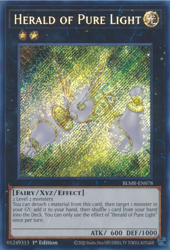 Herald of Pure Light - BLMR-EN078 - Secret Rare 1st Edition