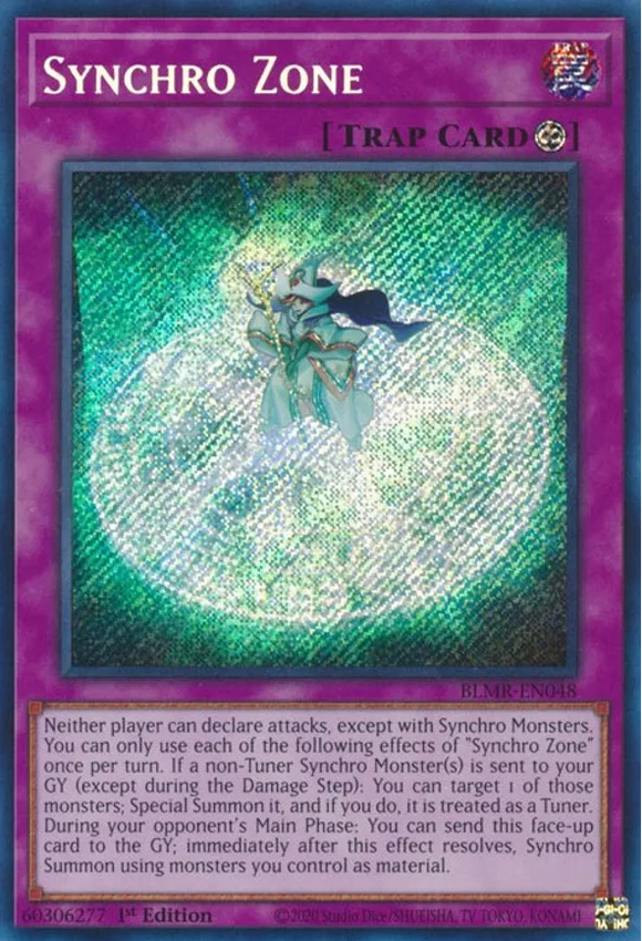 Synchro Zone - BLMR-EN048 - Secret Rare 1st Edition