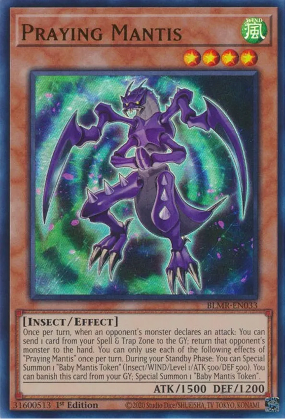 Praying Mantis - BLMR-EN033 - Ultra Rare 1st Edition