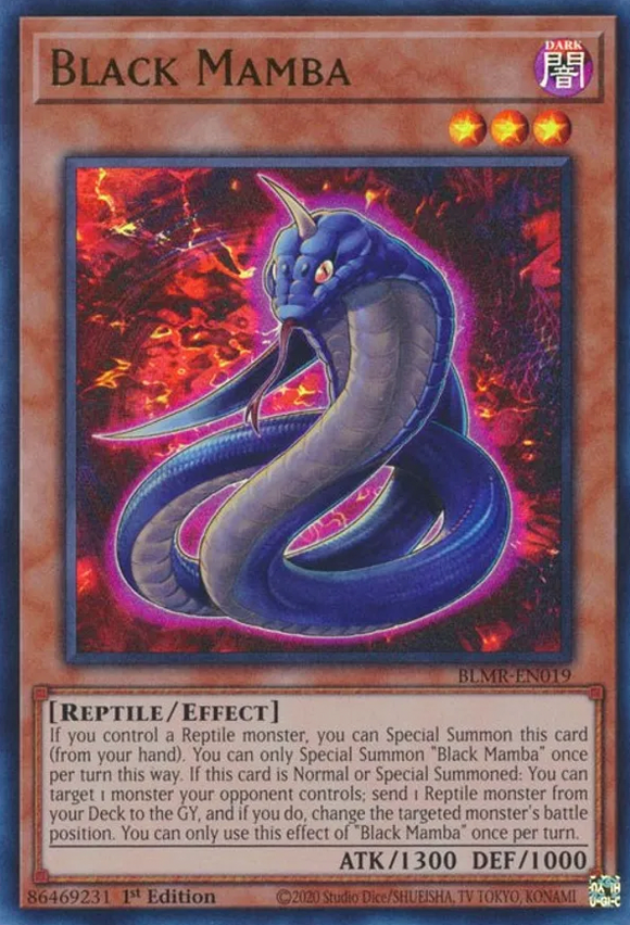 Black Mamba - BLMR-EN019 - Ultra Rare 1st Edition