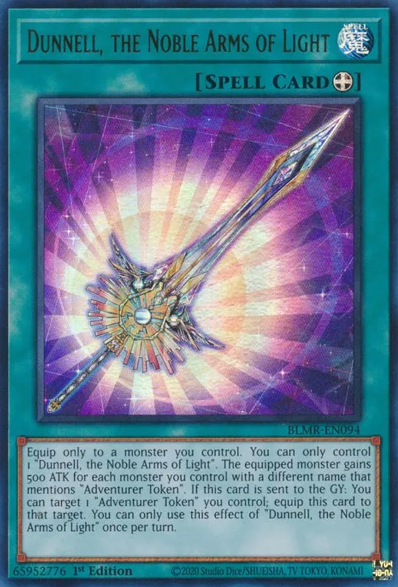 Dunnell, the Noble Arms of Light - BLMR-EN094 - Ultra Rare 1st Edition