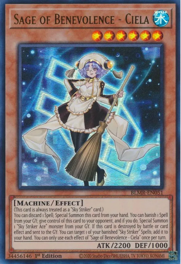 Sage of Benevolence - Ciela - BLMR-EN051 - Ultra Rare 1st Edition