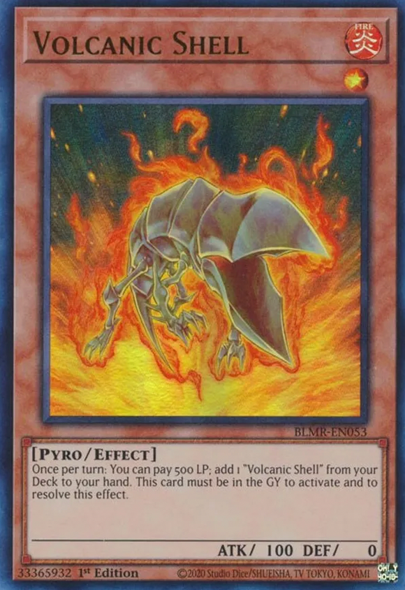 Volcanic Shell - BLMR-EN053 - Ultra Rare 1st Edition