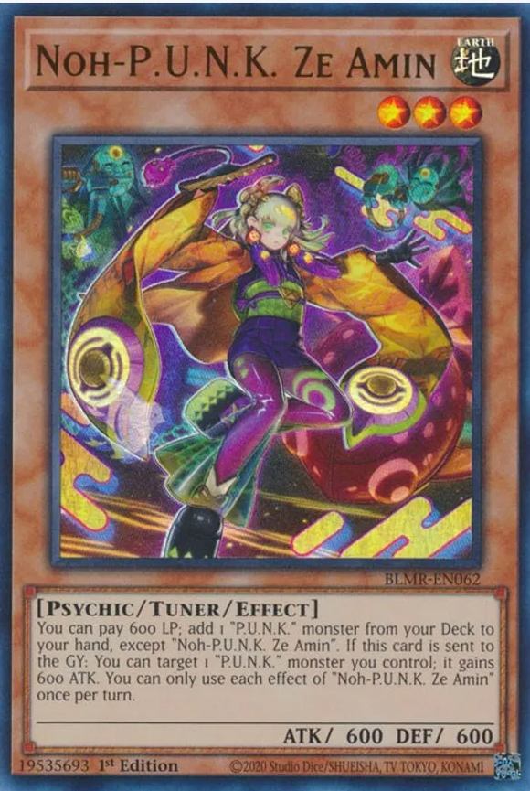 Noh-P.U.N.K. Ze Amin - BLMR-EN062 - Ultra Rare 1st Edition