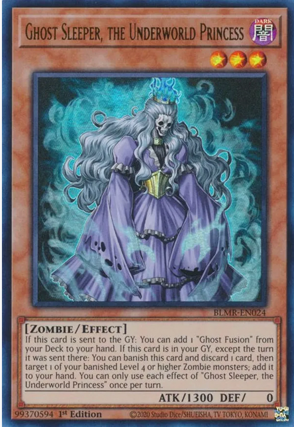 Ghost Sleeper, the Underworld Princess - BLMR-EN024 - Ultra Rare 1st Edition
