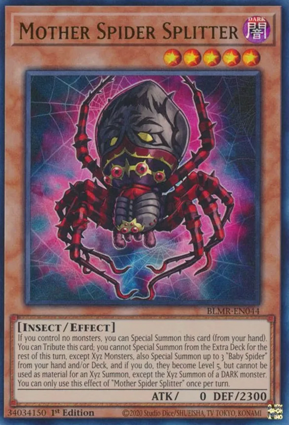 Mother Spider Splitter - BLMR-EN044 - Ultra Rare 1st Edition