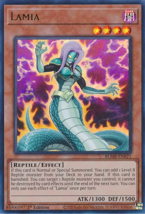 Lamia - BLMR-EN021 - Ultra Rare 1st Edition