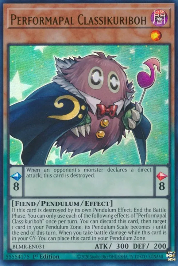 Performapal Classikuriboh - BLMR-EN031 - Ultra Rare 1st Edition