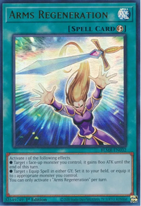 Arms Regeneration - BLMR-EN032 - Ultra Rare 1st Edition