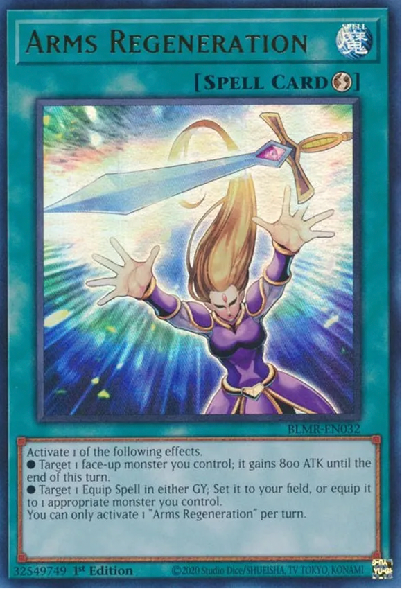 Arms Regeneration - BLMR-EN032 - Ultra Rare 1st Edition