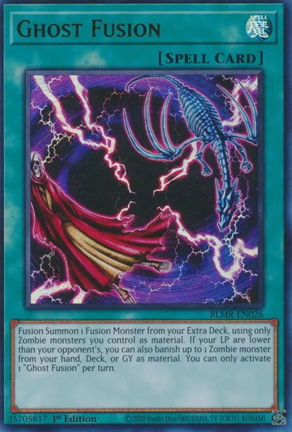 Ghost Fusion - BLMR-EN026 - Ultra Rare 1st Edition
