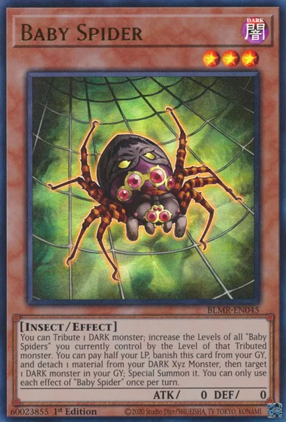 Baby Spider - BLMR-EN045 - Ultra Rare 1st Edition