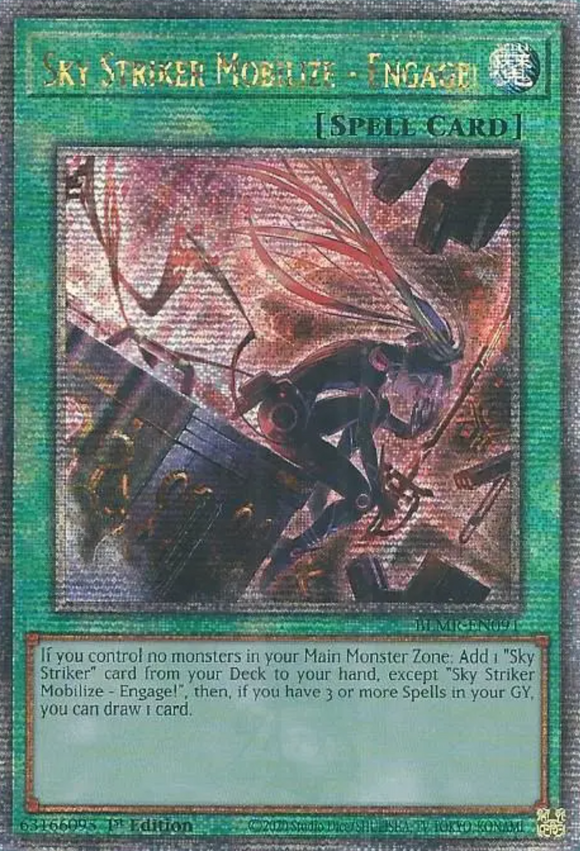 Sky Striker Mobilize - Engage! - BLMR-EN091 - Quarter Century Rare 1st Edition