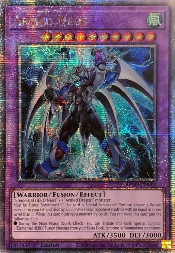 Armed Neos - BLMR-EN002 - Quarter Century Rare 1st Edition
