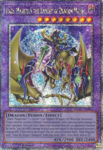 Dark Magician the Knight of Dragon Magic - BLMR-EN001 - Quarter Century Rare 1st Edition