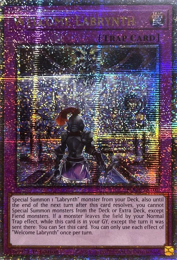 Welcome Labrynth - BLMR-EN102 - Quarter Century Rare 1st Edition
