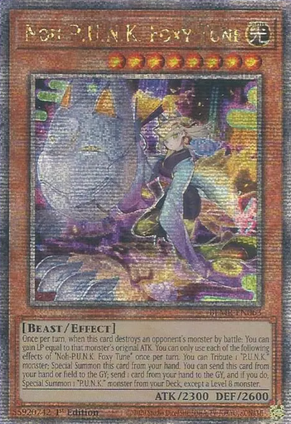 Noh-P.U.N.K. Foxy Tune - BLMR-EN063 - Quarter Century Secret 1st Edition