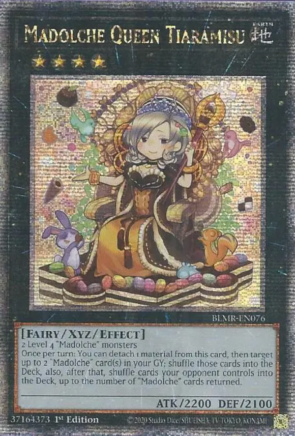 Madolche Queen Tiaramisu - BLMR-EN076 - Quarter Century Secret 1st Edition