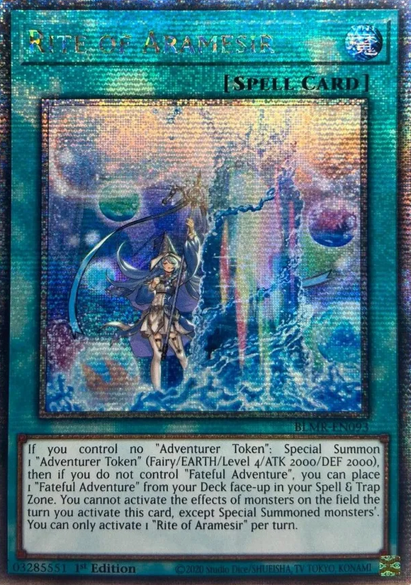 Rite of Aramesir - BLMR-EN093 - Quarter Century Rare 1st Edition