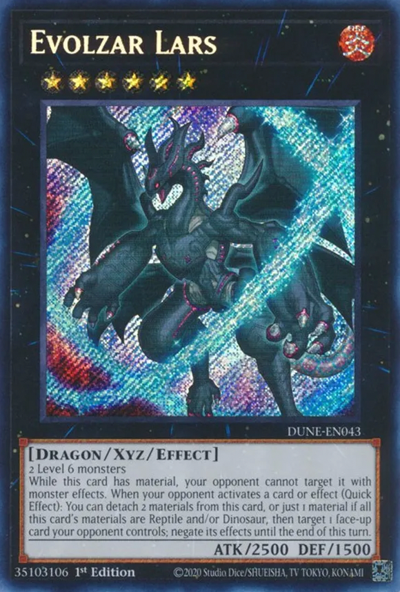Evolzar Lars - DUNE-EN043 - Secret Rare 1st Edition