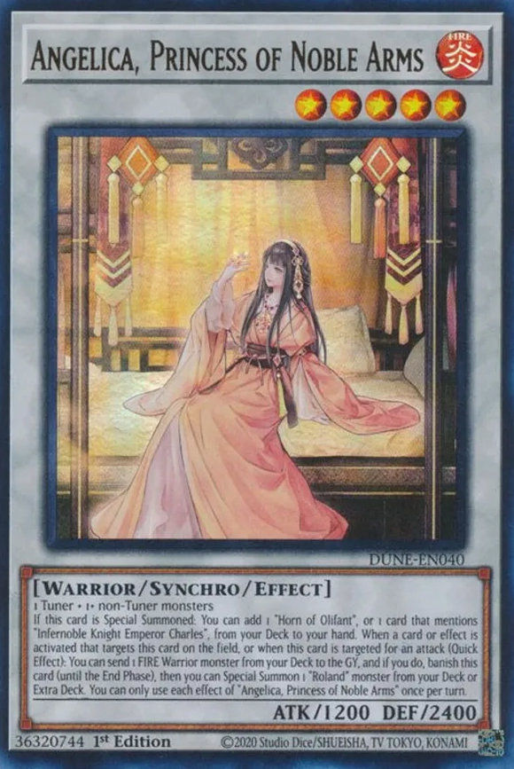 Angelica, Princess of Noble Arms - DUNE-EN040 - Ultra Rare 1st Edition