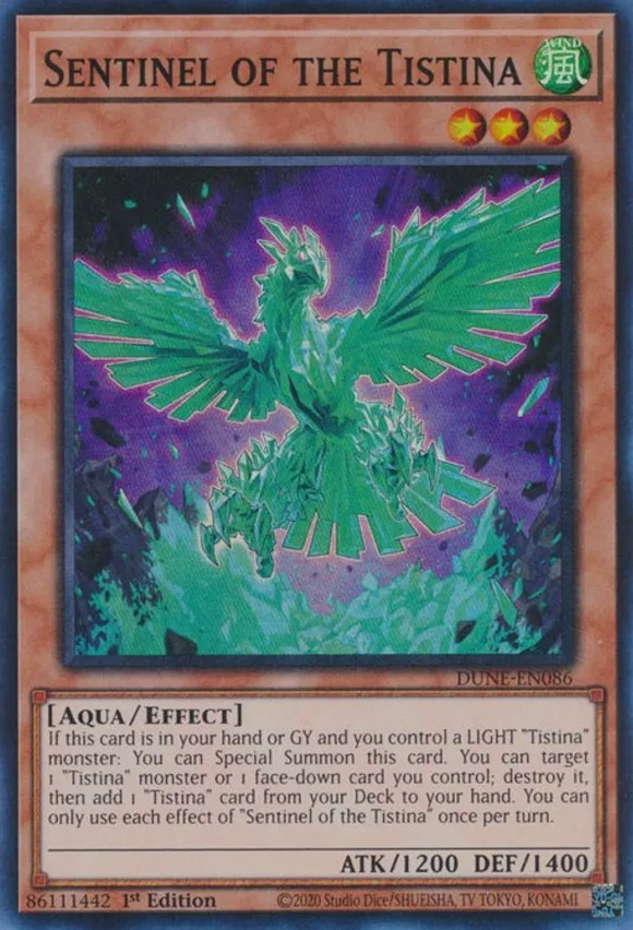 Sentinel of the Tistina - DUNE-EN086 - Super Rare 1st Edition