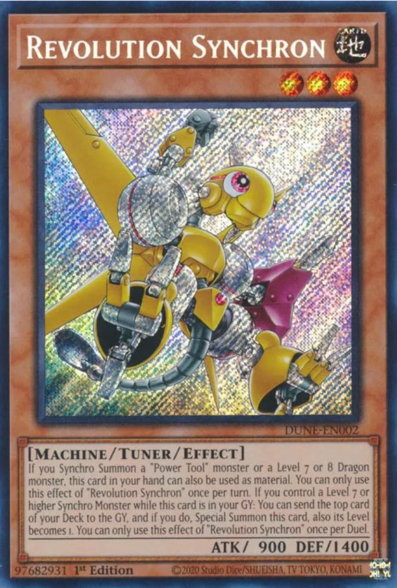 Revolution Synchron - DUNE-EN002 - Secret Rare 1st Edition