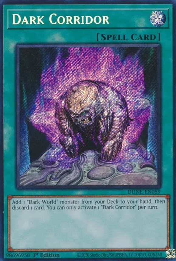 Dark Corridor - DUNE-EN059 - Secret Rare 1st Edition