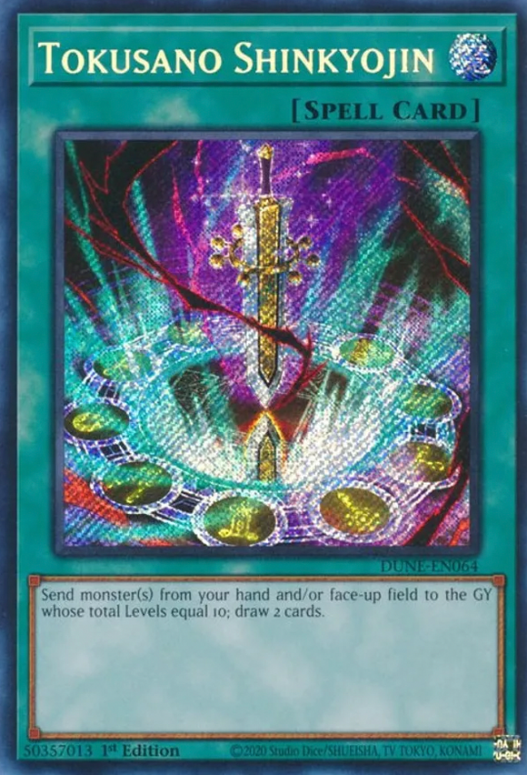 Tokusano Shinkyojin - DUNE-EN064 - Secret Rare 1st Edition