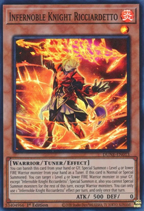 Infernoble Knight Ricciardetto - DUNE-EN013 - Super Rare 1st Edition