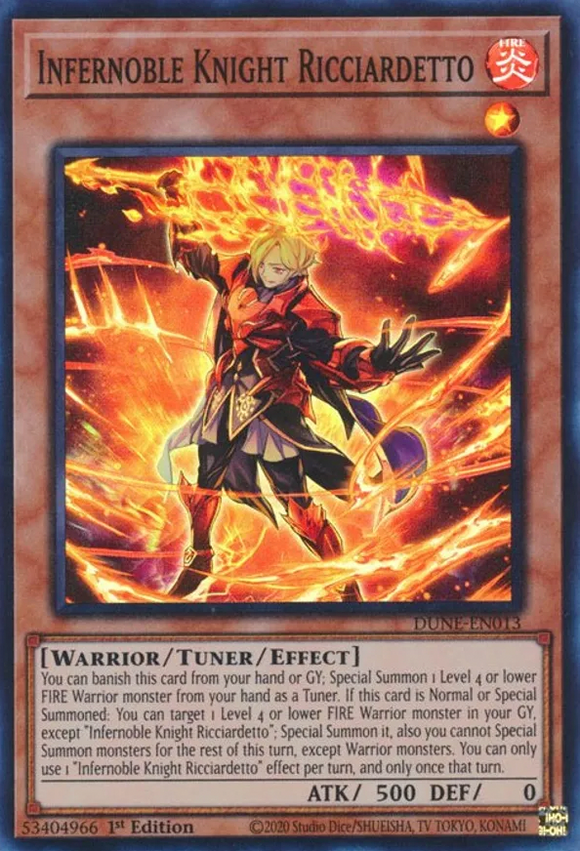 Infernoble Knight Ricciardetto - DUNE-EN013 - Super Rare 1st Edition