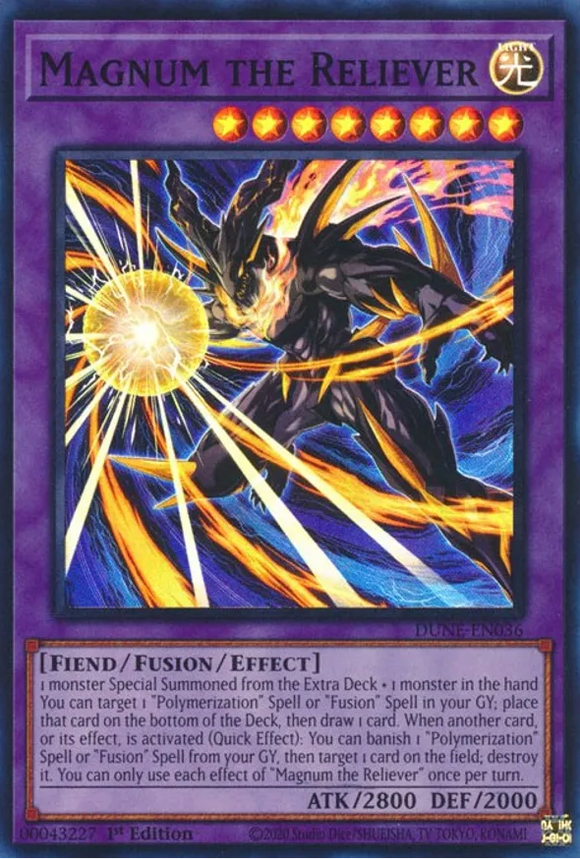 Magnum the Reliever - DUNE-EN036 - Super Rare 1st Edition