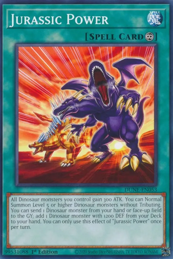 Jurassic Power - DUNE-EN053 - Common 1st Edition