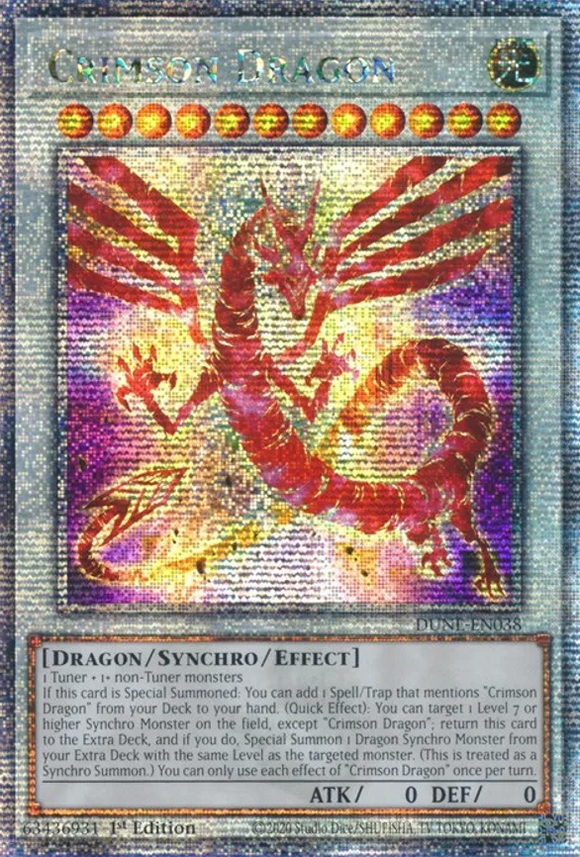 Crimson Dragon - DUNE-EN038 - Quarter Century Rare 1st Edition