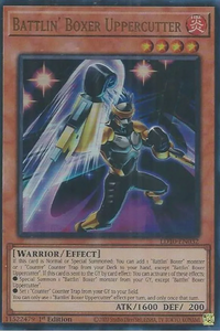 Battlin' Boxer Uppercutter - LD10-EN032 - Ultra Rare 1st Edition
