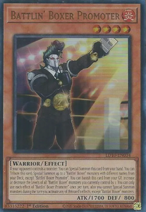 Battlin' Boxer Promoter - LD10-EN034 - Ultra Rare 1st Edition