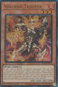 Volcanic Trooper - LD10-EN019 - Ultra Rare 1st Edition