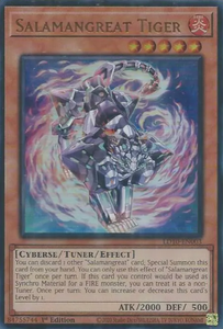 Salamangreat Tiger - LD10-EN003 - Ultra Rare 1st Edition
