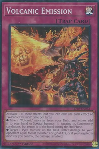 Volcanic Emission - LD10-EN023 - Super Rare 1st Edition