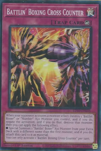 Battlin' Boxing Cross Counter - LD10-EN038 - Super Rare 1st Edition