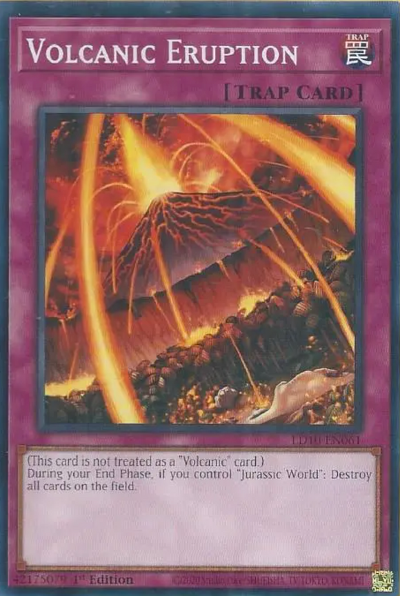 Volcanic Eruption - LD10-EN061 - Common 1st Edition