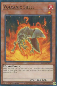 Volcanic Shell - LD10-EN025 - Common 1st Edition
