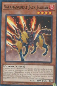 Salamangreat Jack Jaguar - LD10-EN047 - Common 1st Edition