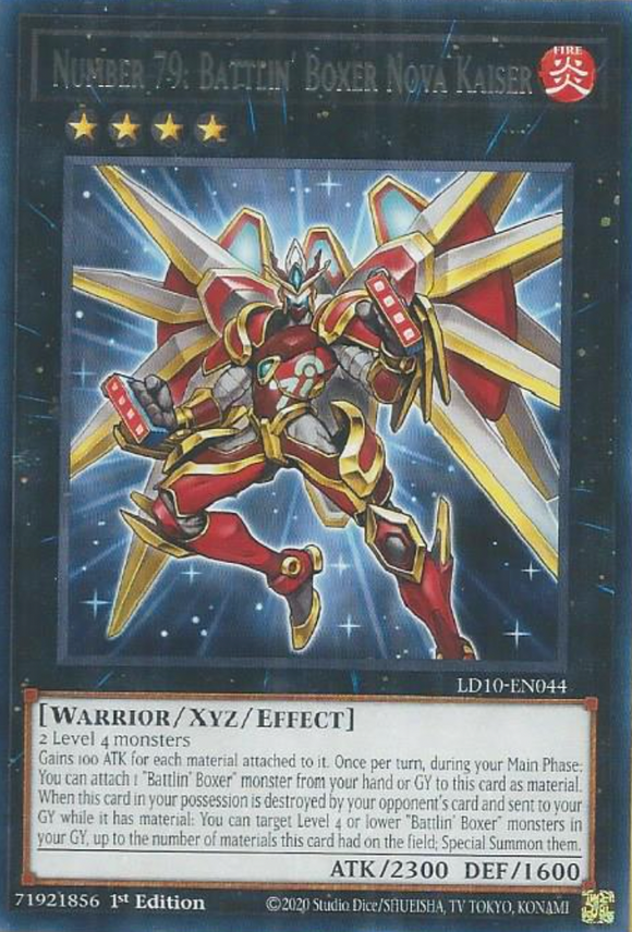 Number 79: Battlin' Boxer Nova Kaiser - LD10-EN044 - Rare 1st Edition