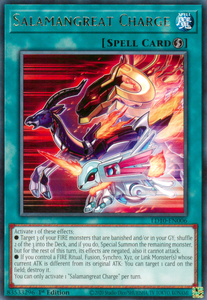 Salamangreat Charge - LD10-EN006 - Rare 1st Edition