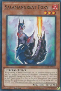 Salamangreat Foxy - LD10-EN046 - Common 1st Edition