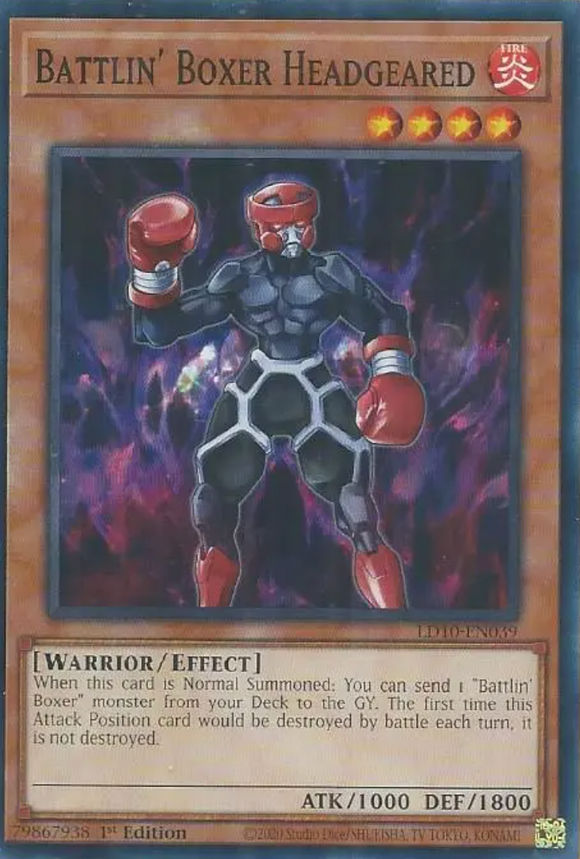 Battlin' Boxer Headgeared - LD10-EN039 - Common 1st Edition